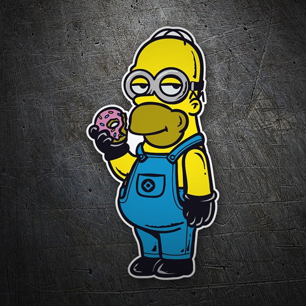 Autocollants: Homer Minion