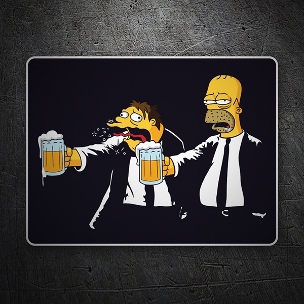 Autocollants: Pulp Simpsons 1