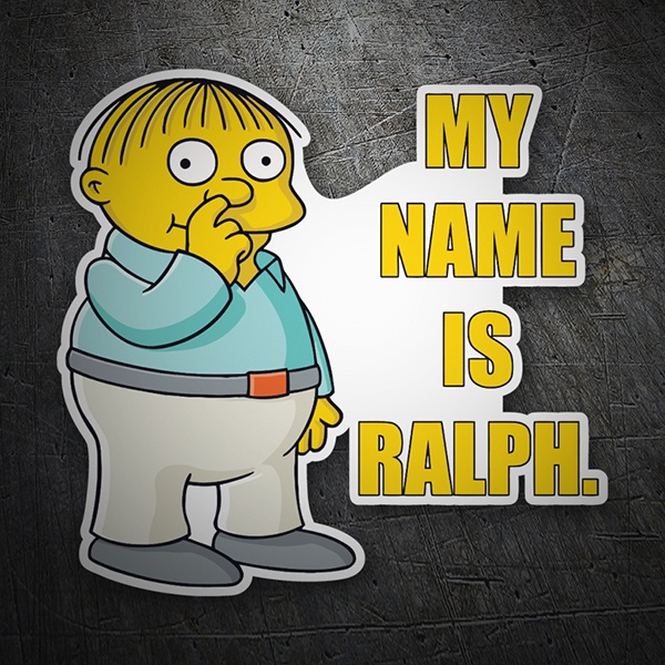 Autocollants: My Name Is Ralph