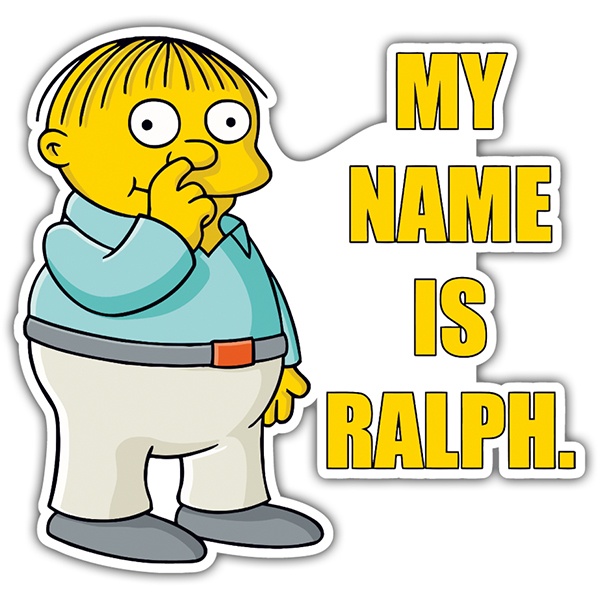 Autocollants: My Name Is Ralph