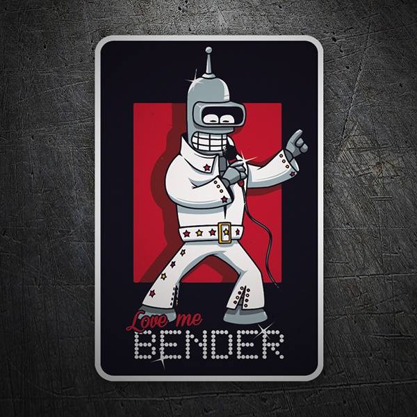 Autocollants: Love me Bender