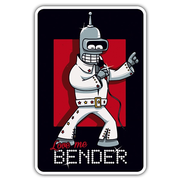 Autocollants: Love me Bender