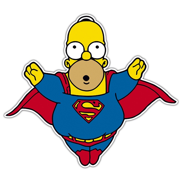 Autocollants: Super Homer