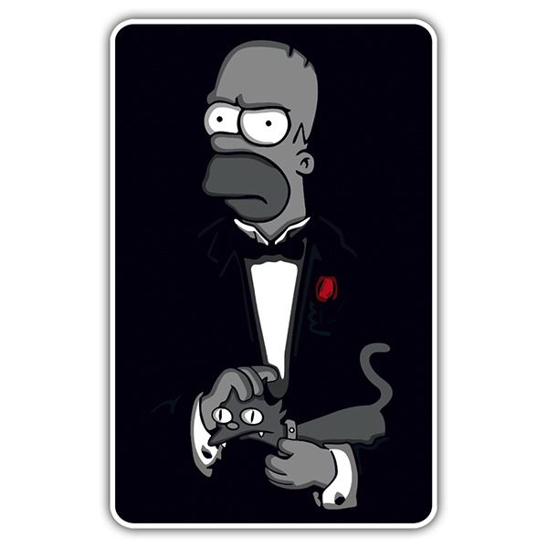 Autocollants: The Godfather Homer