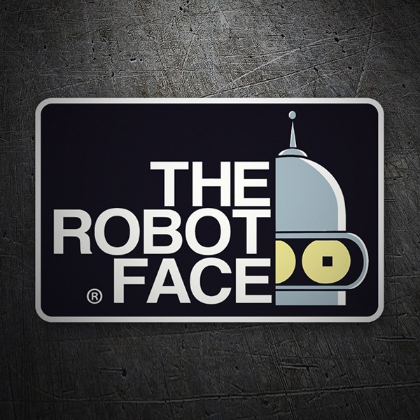 Autocollants: The Robot Face