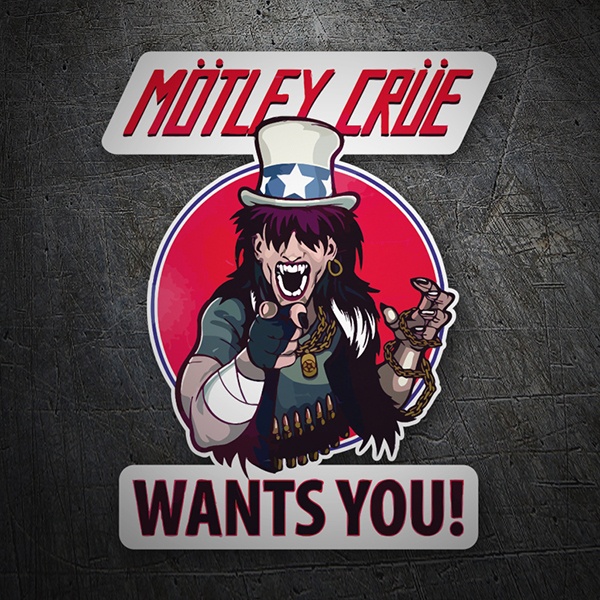 Autocollants: Mötley Crüe, Wants You?