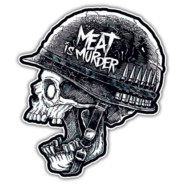 Autocollants: Meat is Murder