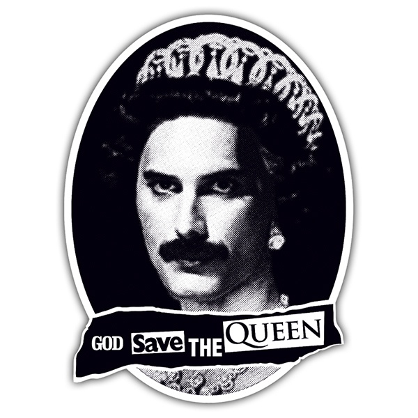Autocollants: God save the Queen