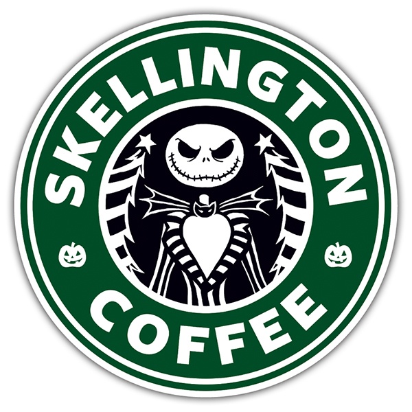Autocollants: Skellington Coffee