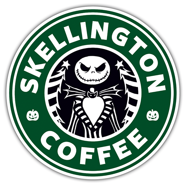 Autocollants: Skellington Coffee