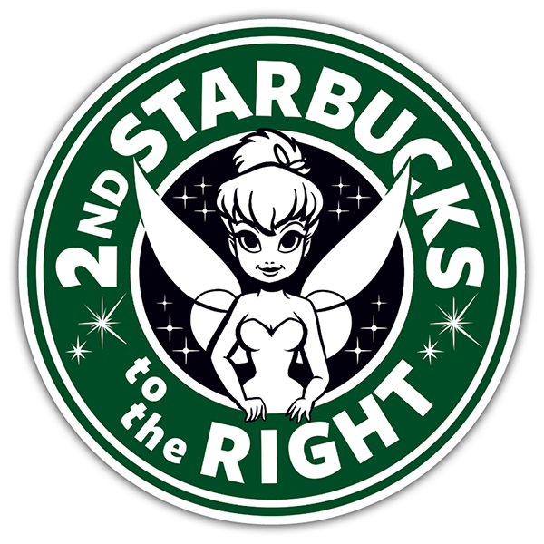 Autocollants: Starbucks to the right 0