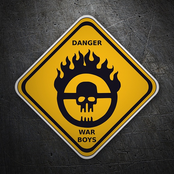 Autocollants: Danger War Boys 1