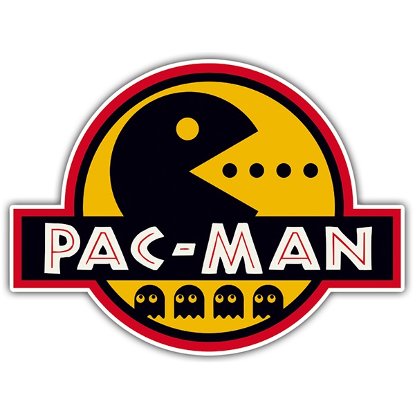 Autocollants: Jurassic Pac Man