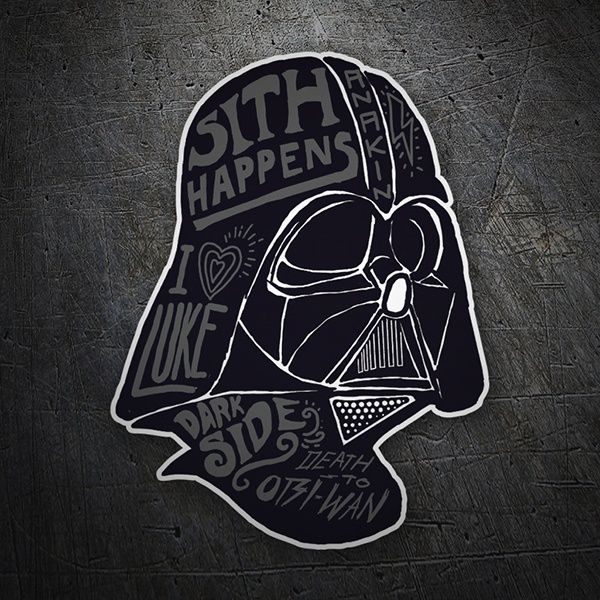 Autocollants: Darth Vader Graffiti