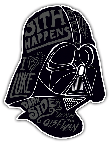 Autocollants: Darth Vader Graffiti