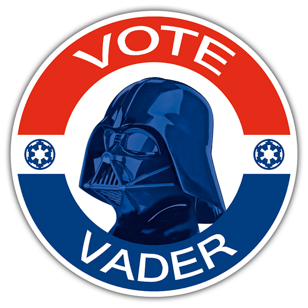 Autocollants: Vote Vader