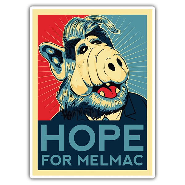 Autocollants: ALF, espoir pour Melmac