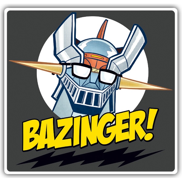 Autocollants: Mazinger Z dans The Big Bang Theory