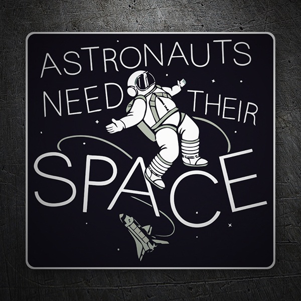 Autocollants: Les astronautes doivent leur espace 1