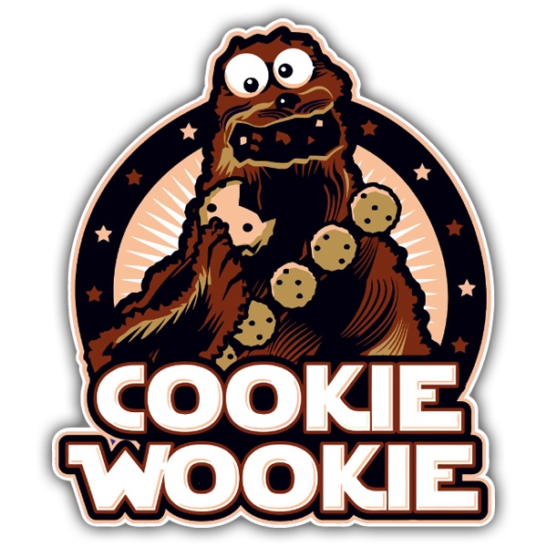 Autocollants: Cookie Wookie