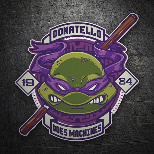 Autocollants: Donatello 1984