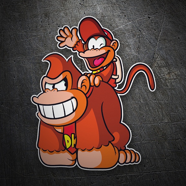 Autocollants: Donkey & Diddy Kong