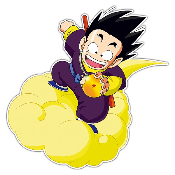 Stickers pour enfants: Nuage de Goku