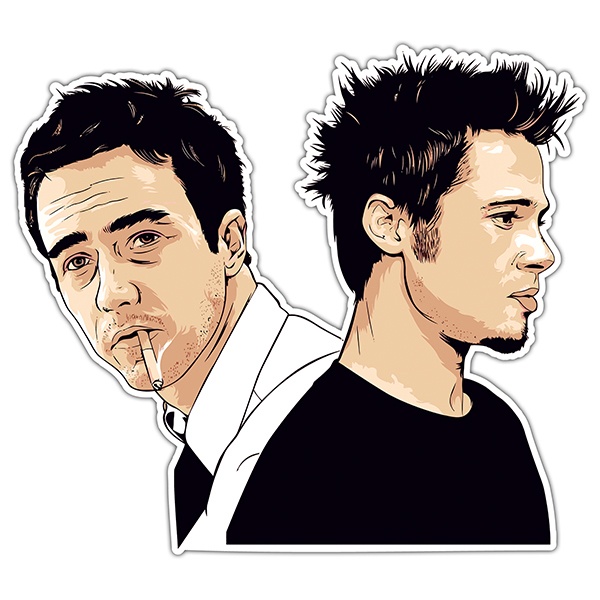Autocollants:  Tyler Durden