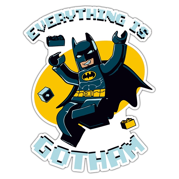 Autocollants: Batman Lego