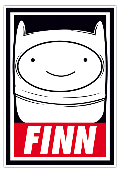Autocollants: Finn Obey