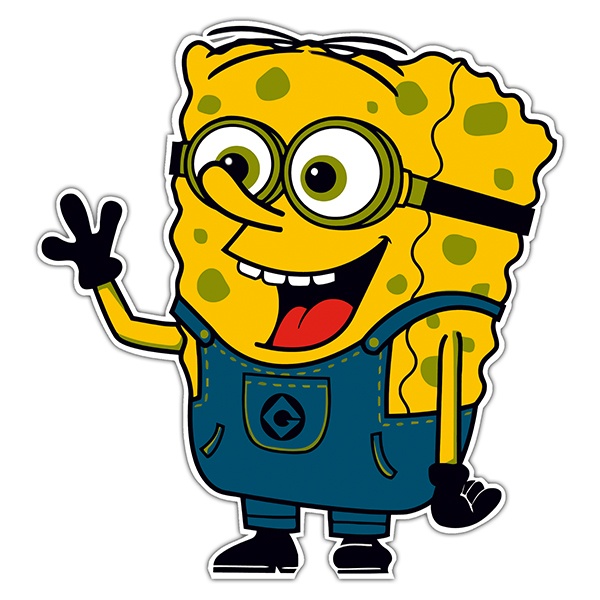 Autocollants: SpongeBob minion