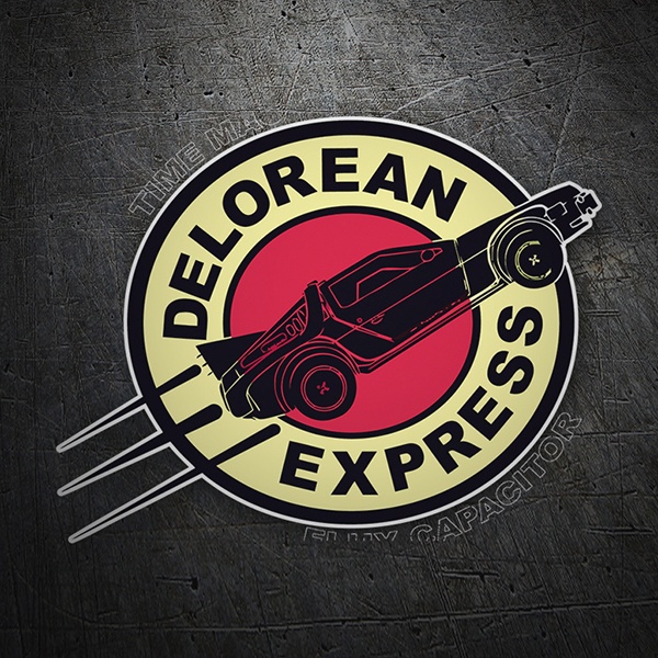 Autocollants: Delorean Express 1