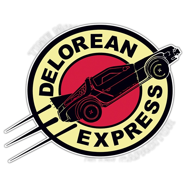 Autocollants: Delorean Express