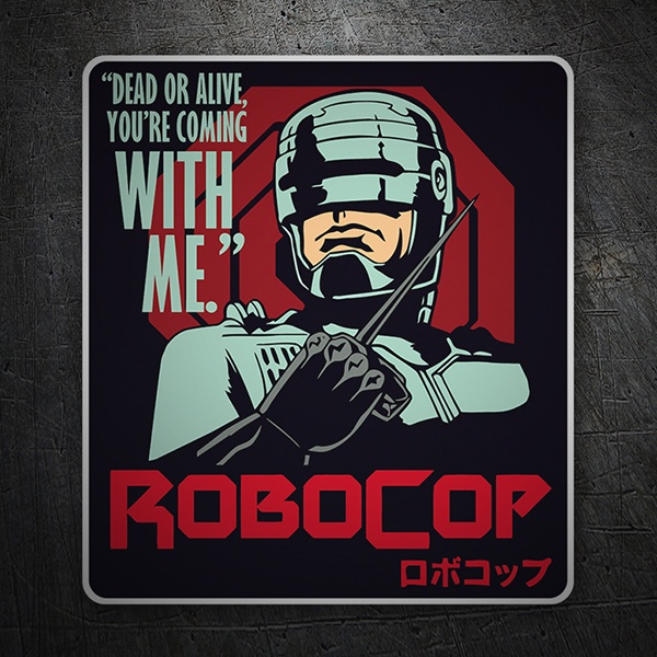Autocollants: RoboCop, mort ou vivant 1