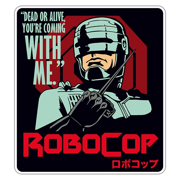 Autocollants: RoboCop, mort ou vivant