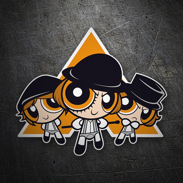 Autocollants: Powerpuff Girls - A Clockwork Orange