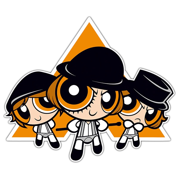 Autocollants: Powerpuff Girls - A Clockwork Orange
