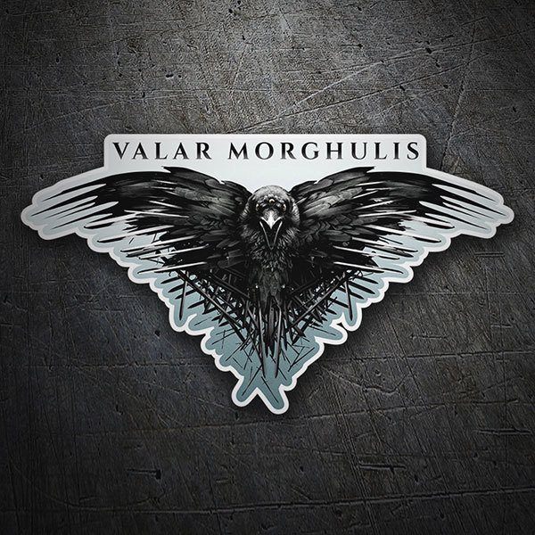 Autocollants: Valar Morghulis - Game of Thrones