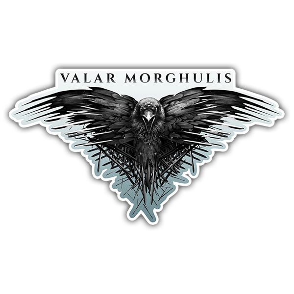 Autocollants: Valar Morghulis - Game of Thrones