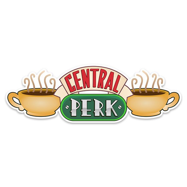 Autocollant Central Perk - Friends | WebStickersMuraux.com
