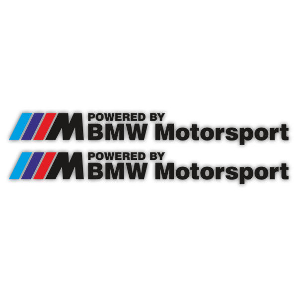 Autocollants: Kit BMW Motorsport Noir