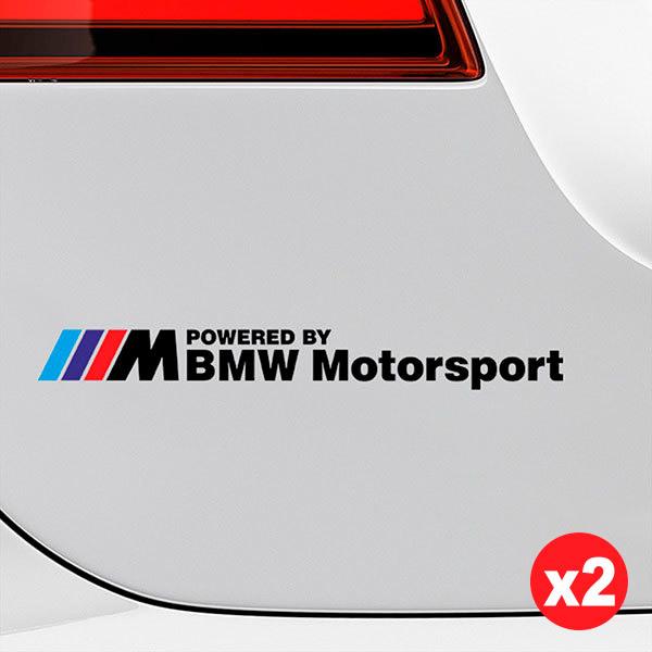 Autocollants: Kit BMW Motorsport Noir avec Logo M