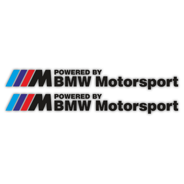 Autocollants: Kit BMW Motorsport Noir avec Logo M