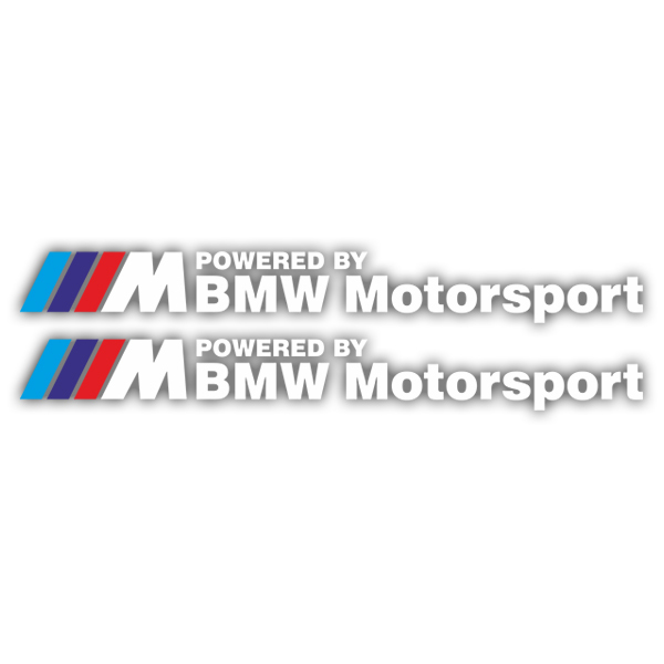 Autocollants: Kit BMW Motorsport Blanc