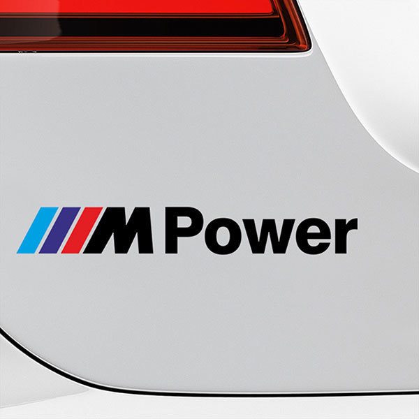Autocollants: BMW Power Noir