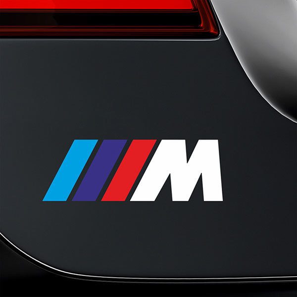 Autocollants: BMW M-series Blanc 1