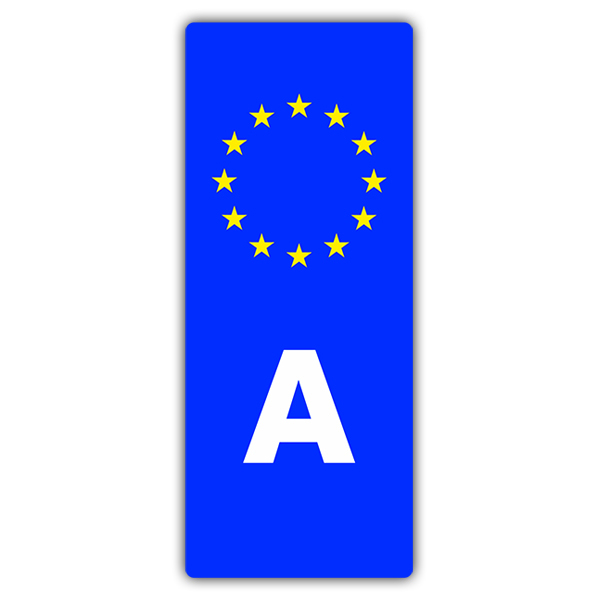 Autocollants: Immatriculation Autriche