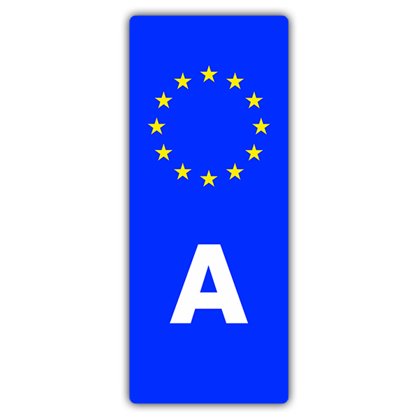 Autocollants: Immatriculation Autriche 0