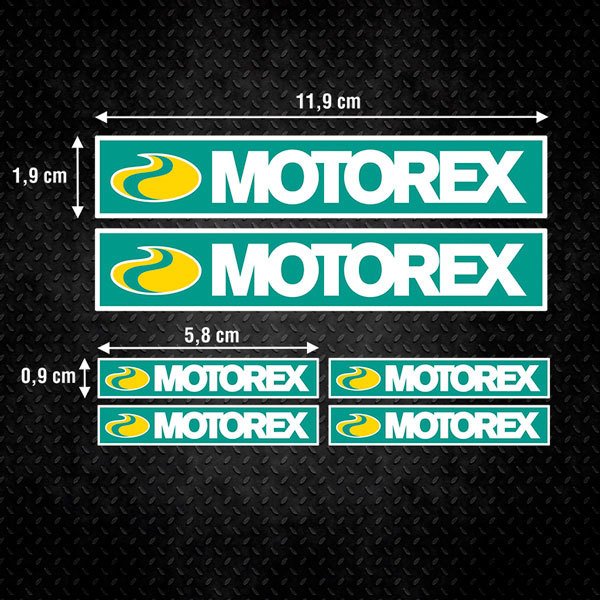 Set d'autocollants Motorex 0