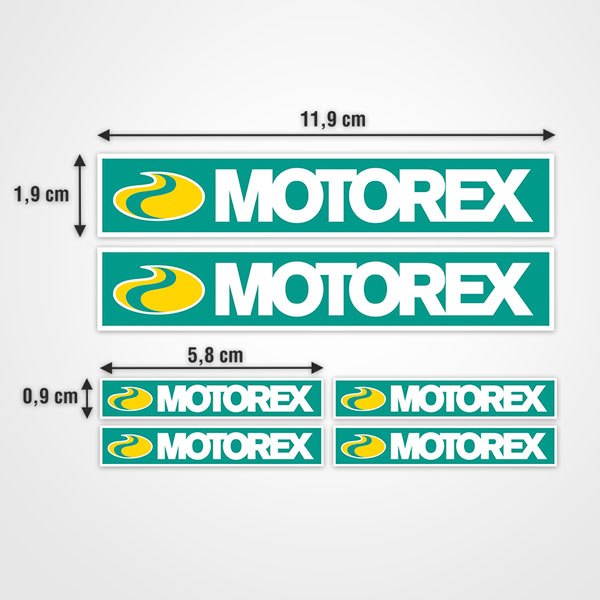 Set d'autocollants Motorex 2/2